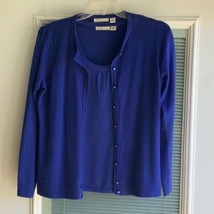 Twin sweater set in Royal Blue